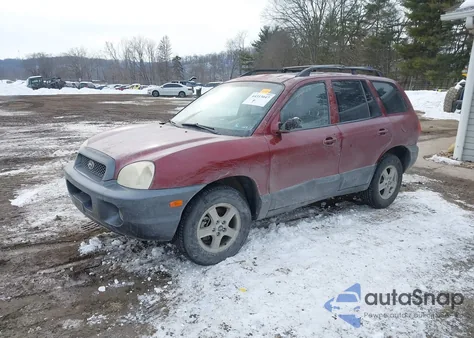 2004 Hyundai Santa Fe Gls из США, поврежденный, VIN KM8SC73D54U714112